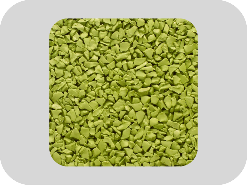 Playground track yellow EPDM rubber granules Playground track yellow EPDM rubber granules