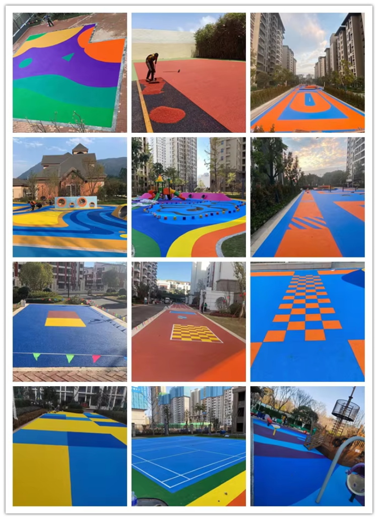 Color EPDM Granules application Color EPDM Granules application