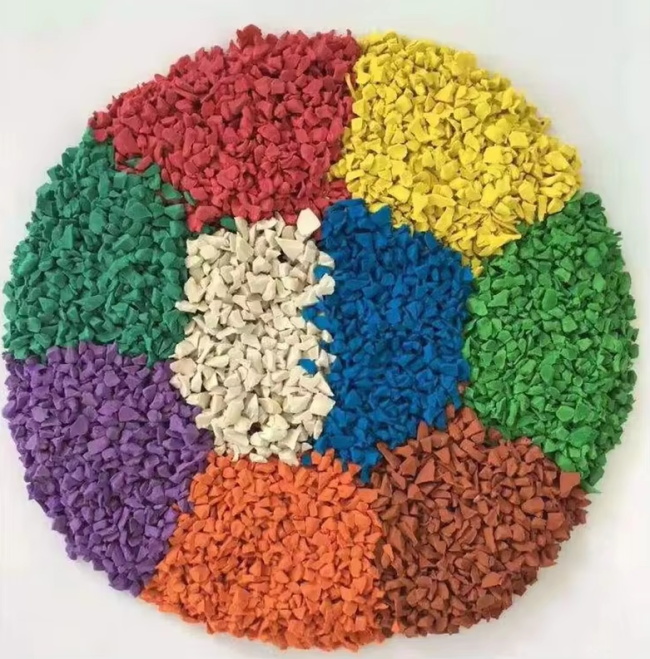 EPDM colored granules specifically designed for kindergarten flooring EPDM colored granules specifically designed for kindergarten flooring