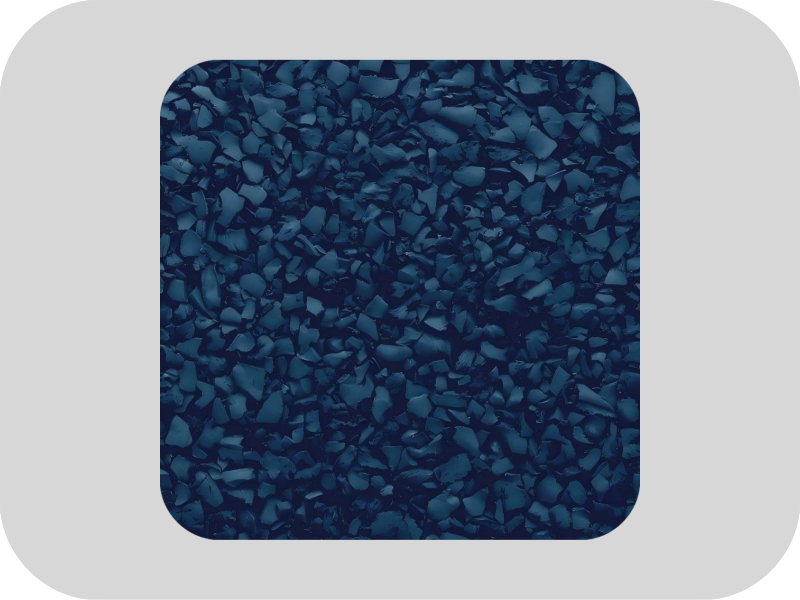 Blue antioxidant EPDM rubber granules Blue antioxidant EPDM rubber granules