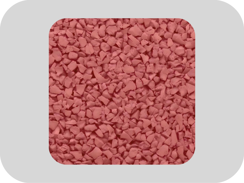Environmentally friendly red EPDM rubber granules Environmentally friendly red EPDM rubber granules