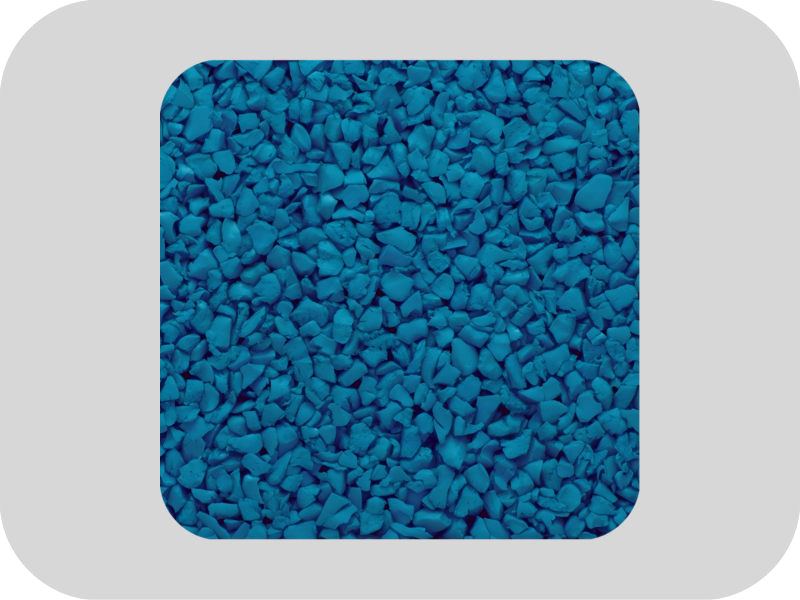 Kindergarten Blue EPDM Rubber granules Kindergarten Blue EPDM Rubber granules