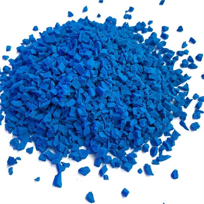 Blue EPDM granules Blue EPDM granules