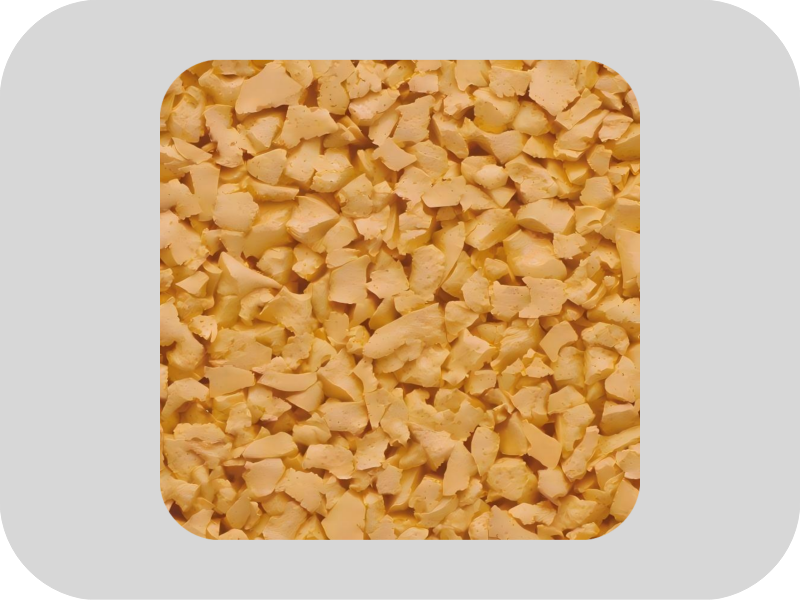 Anti aging yellow EPDM rubber granules Anti aging yellow EPDM rubber granules
