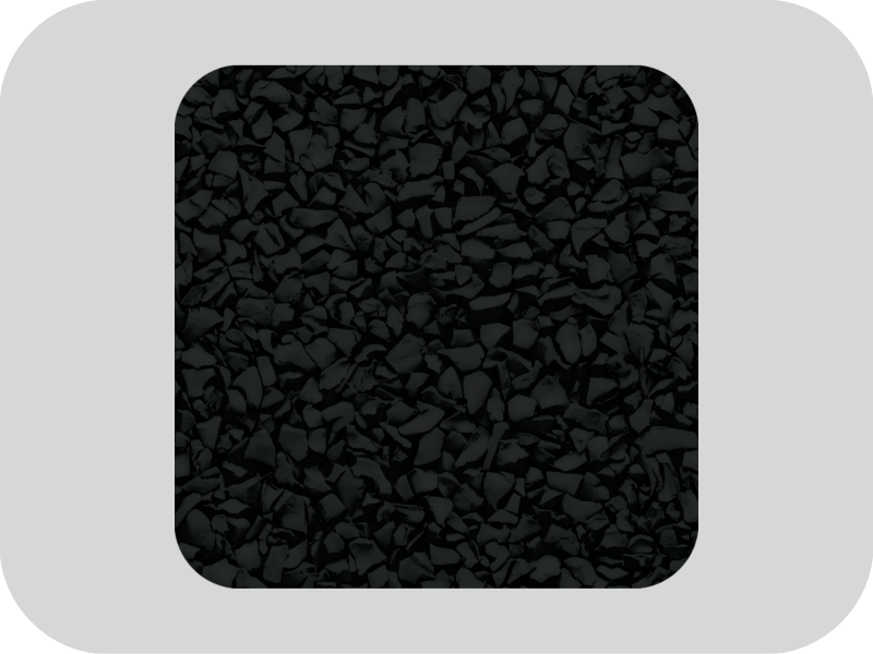 Odorless black EPDM rubber granules Odorless black EPDM rubber granules
