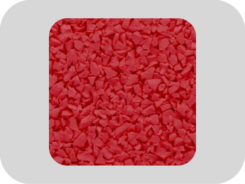 High elasticity red EPDM rubber granules High elasticity red EPDM rubber granules