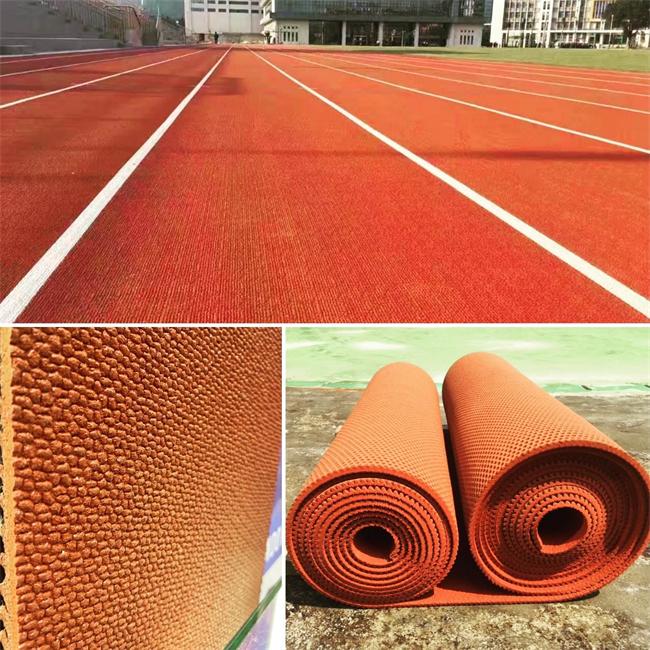 Color EPDM prefabricated rubber track Color EPDM prefabricated rubber track