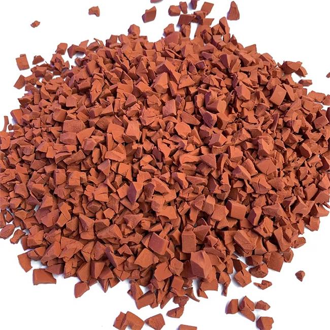 Red EPDM granules Red EPDM granules