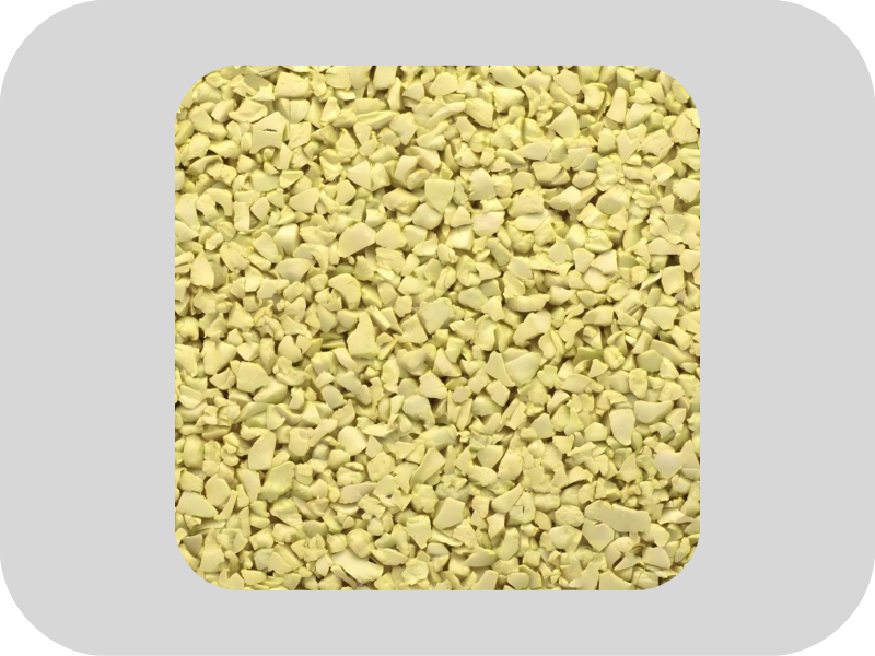Sulfur free yellow EPDM rubber granules Sulfur free yellow EPDM rubber granules