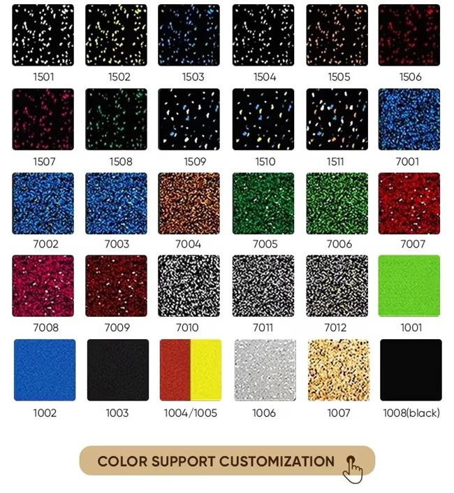 EPDM Safety Flooring Mat Color EPDM Safety Flooring Mat Color