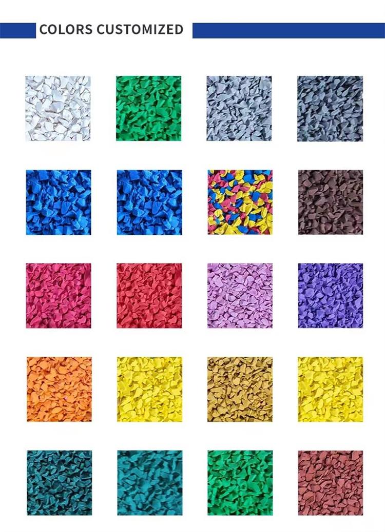 Colored EPDM granules Colored EPDM granules
