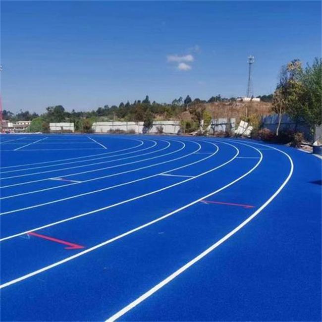 Blue EPDM rubber track