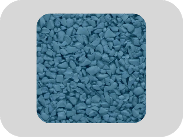 Anti Aging Blue EPDM Rubber Granules
