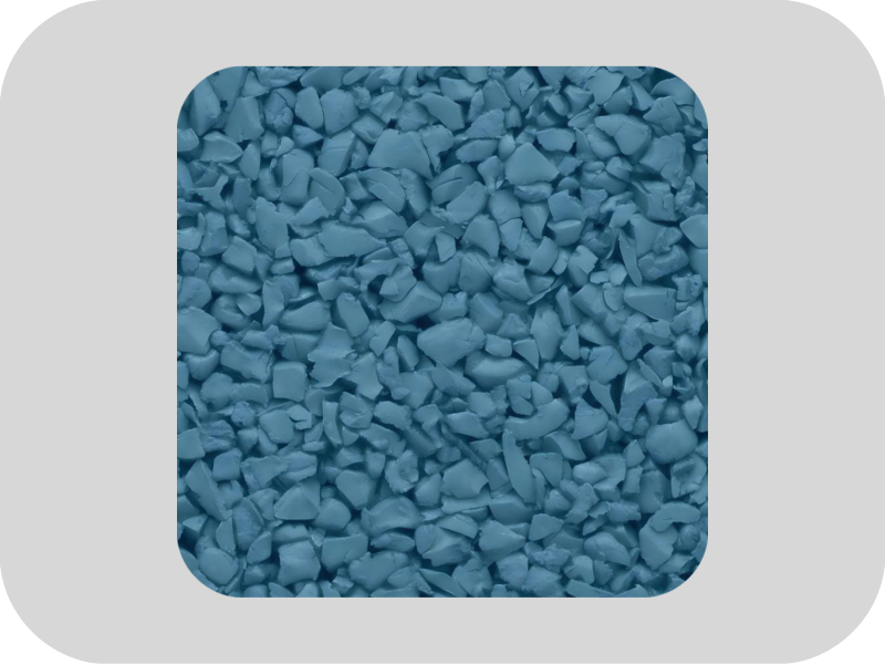 Anti Aging Blue EPDM Rubber Granules