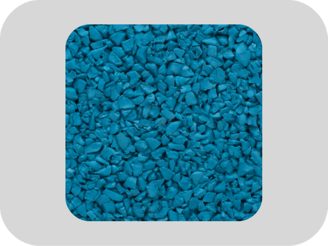 Blue Low-density EPDM Rubber Granules