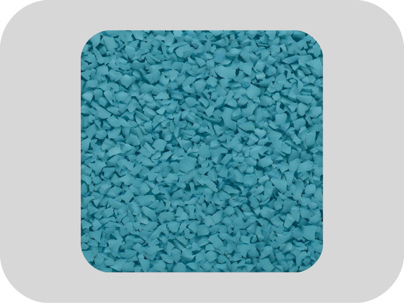 Odorless Blue EPDM Rubber Granules