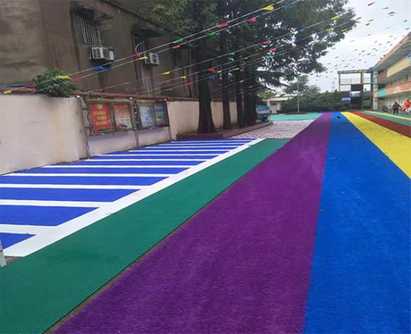 Antioxidant purple EPDM rubber granules.jpeg