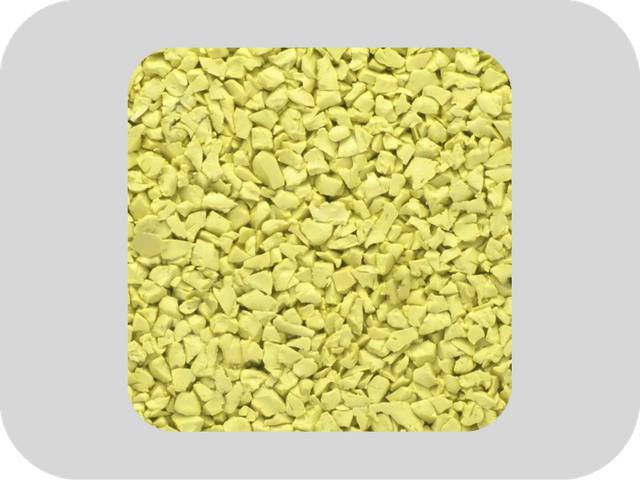 Environmentally Friendly Yellow EPDM Rubber Granules