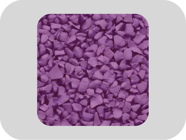 RAL 4008 Signal Violet-Odorless EPDM Rubber Granules