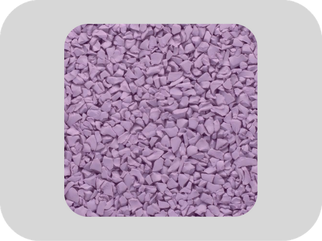 Environmentally Friendly EPDM Purple Rubber Granules
