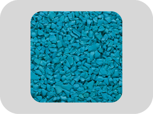 Environmentally Friendly Blue EPDM Rubber Granules