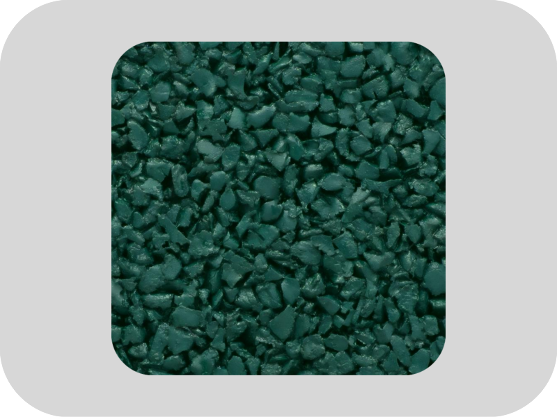 Strong Three-dimensional Green Track EPDM Rubber Granules