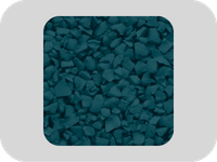 RAL 5020 Ocean Blue-Sulfur Free EPDM Rubber Granules
