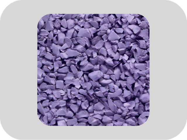 RAL 4005 Blue lilac-High Elasticity EPDM Rubber Granules