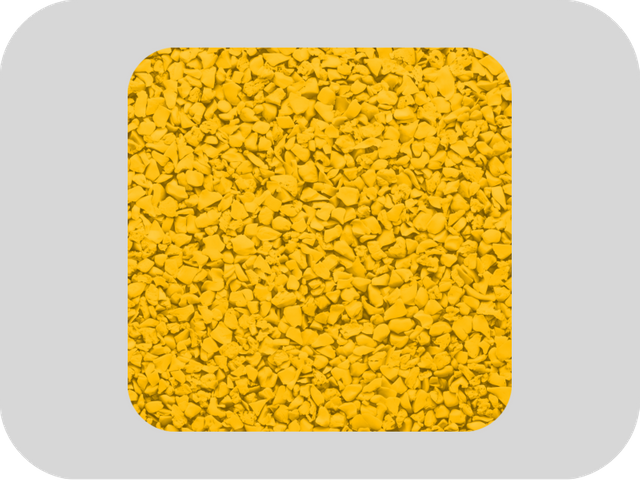 RAL 1023 Traffic Yellow EPDM Rubber Granules