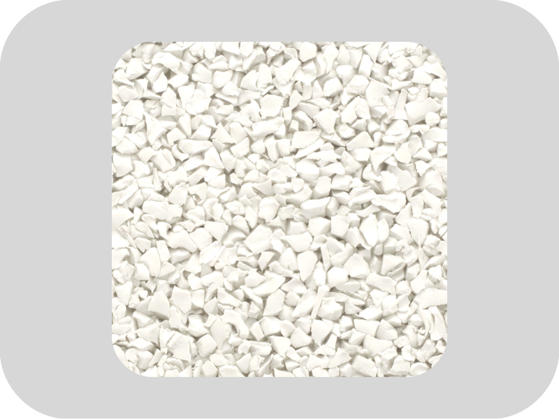 RAL 9010 Pure White-High Performance EPDM Rubber Granules