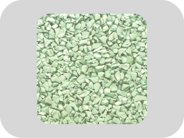 RAL 6019 Pastel Green-Anti Aging EPDM Rubber Granules
