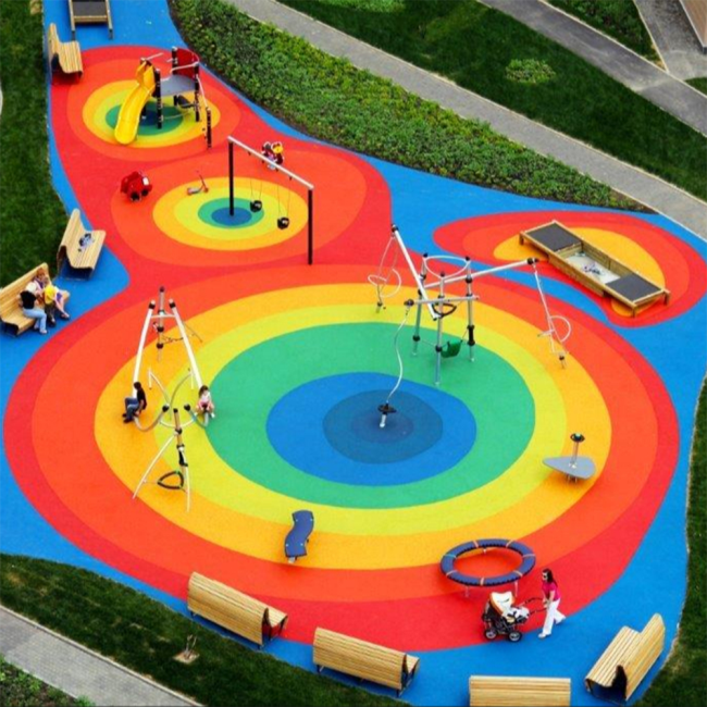 High Elasticity Mixed Color EPDM Rubber Granules