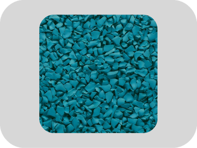 Antioxidant Blue High Elasticity EPDM Rubber Granules