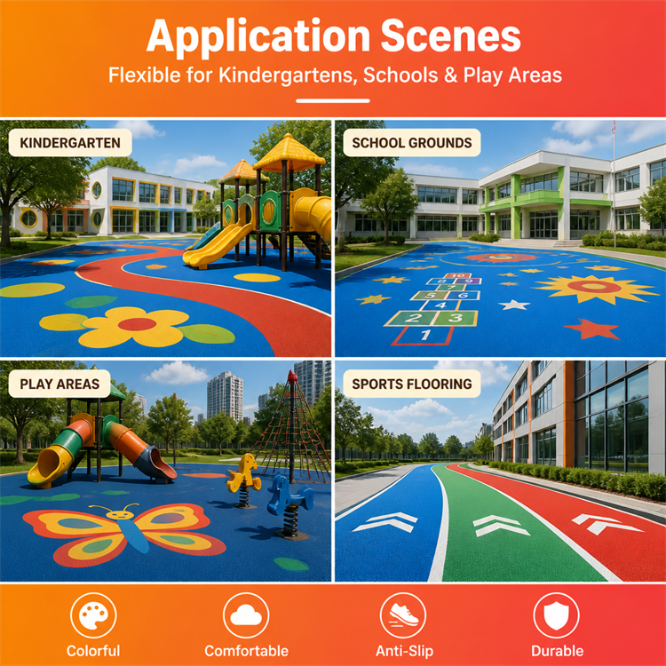EPDM granules Application Scenes