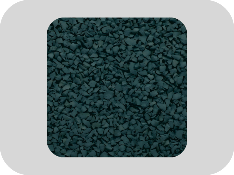 High Temperature Resistant Deep Green EPDM Rubber Granules