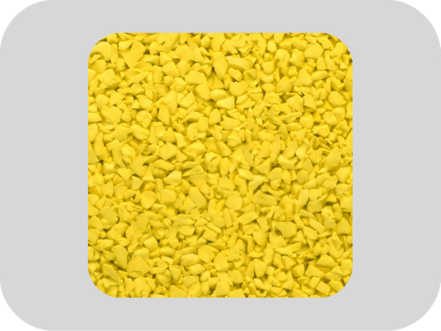 Long Life Yellow EPDM Rubber Granules