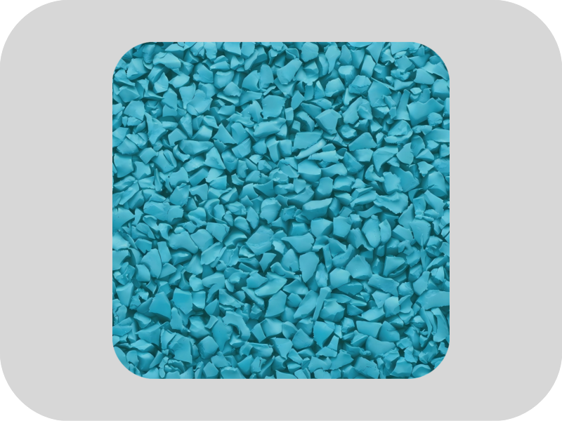 Playground Track Blue EPDM Rubber Granules