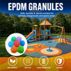 RAL 9010 Pure White-High Performance EPDM Rubber Granules