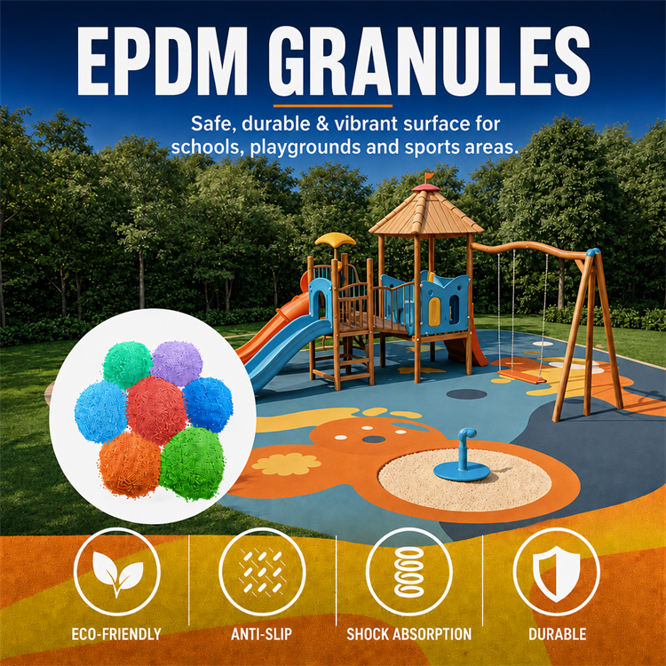 Safe EPDM granules