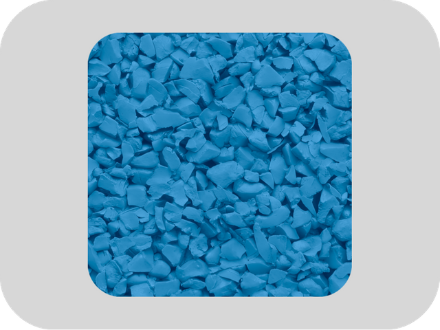 RAL 5015 Sky Blue-Non Fading Playground EPDM Rubber Granules