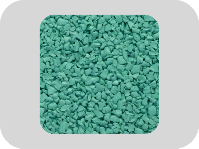 High Elasticity Odorless Green EPDM Rubber Granules
