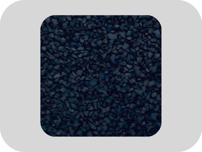 Sulfur Free Deep Blue EPDM Rubber Granules