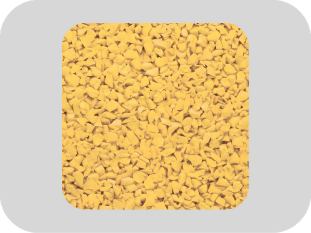 Yellow High Elasticity EPDM Rubber Granules