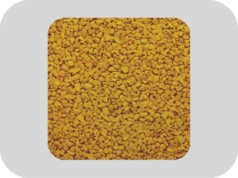 Yellow Odorless EPDM Rubber Granules