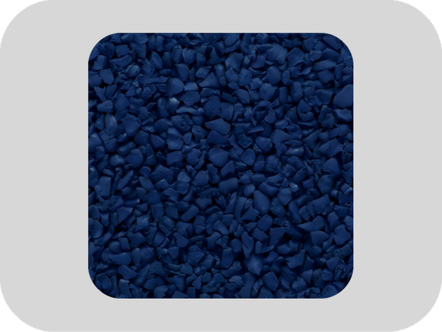 Dark Blue EPDM Anti-aging Rubber Granules