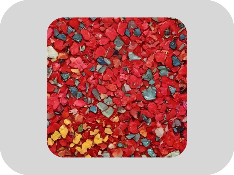 High Elasticity Mixed Color EPDM Rubber Granules