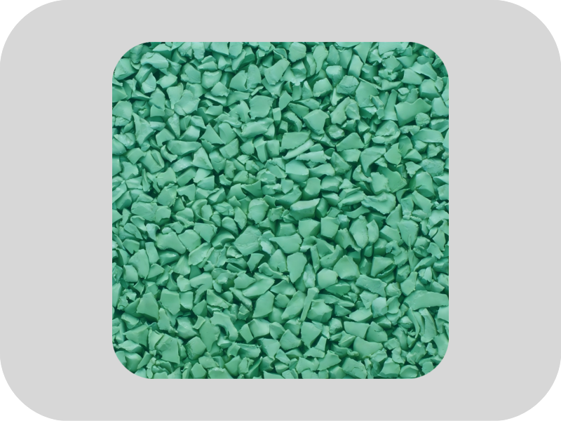 Anti Aging Green EPDM Rubber Granules