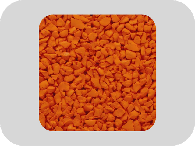 Outdoor Runway Yellow EPDM Rubber Granules
