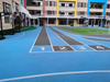 Non Fading Blue Playground EPDM Rubber Granules