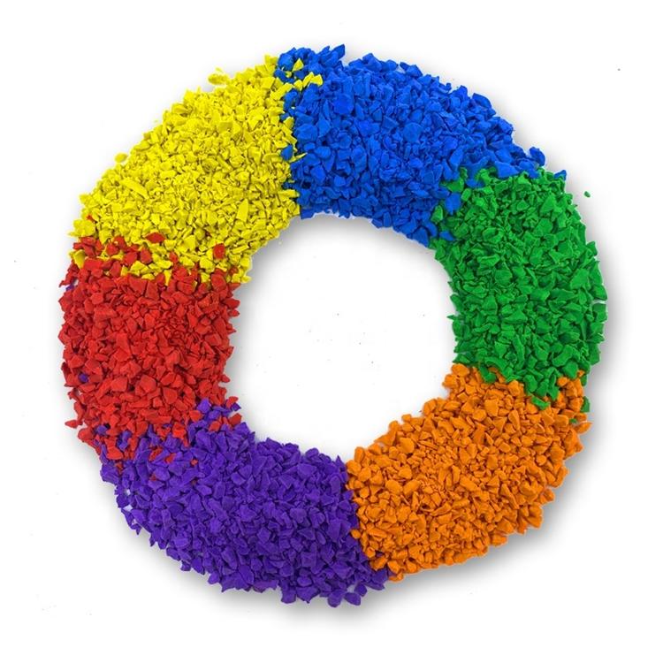 Colored Rubber Granules
